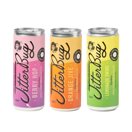 Jitterbug All Flavour Apple CiderVinegar Seltzer Bundle 250ml x 36